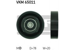 Ролик натяжителя ремня агрегатов для HYUNDAI MATRIX (FC) 1.6 2001-2010, код двигателя G4ED-G, V см3 1599, кВт 76, л.с. 103, бензин, Skf VKM65011
